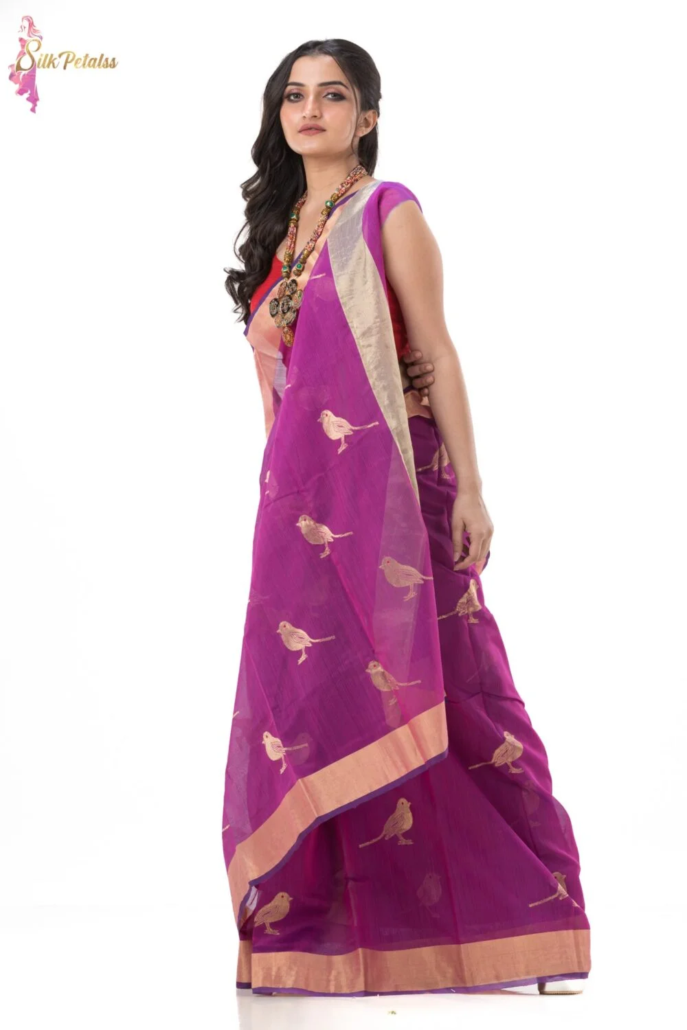 Silk Blend Sarees - Latest Blended Silk Sari Online