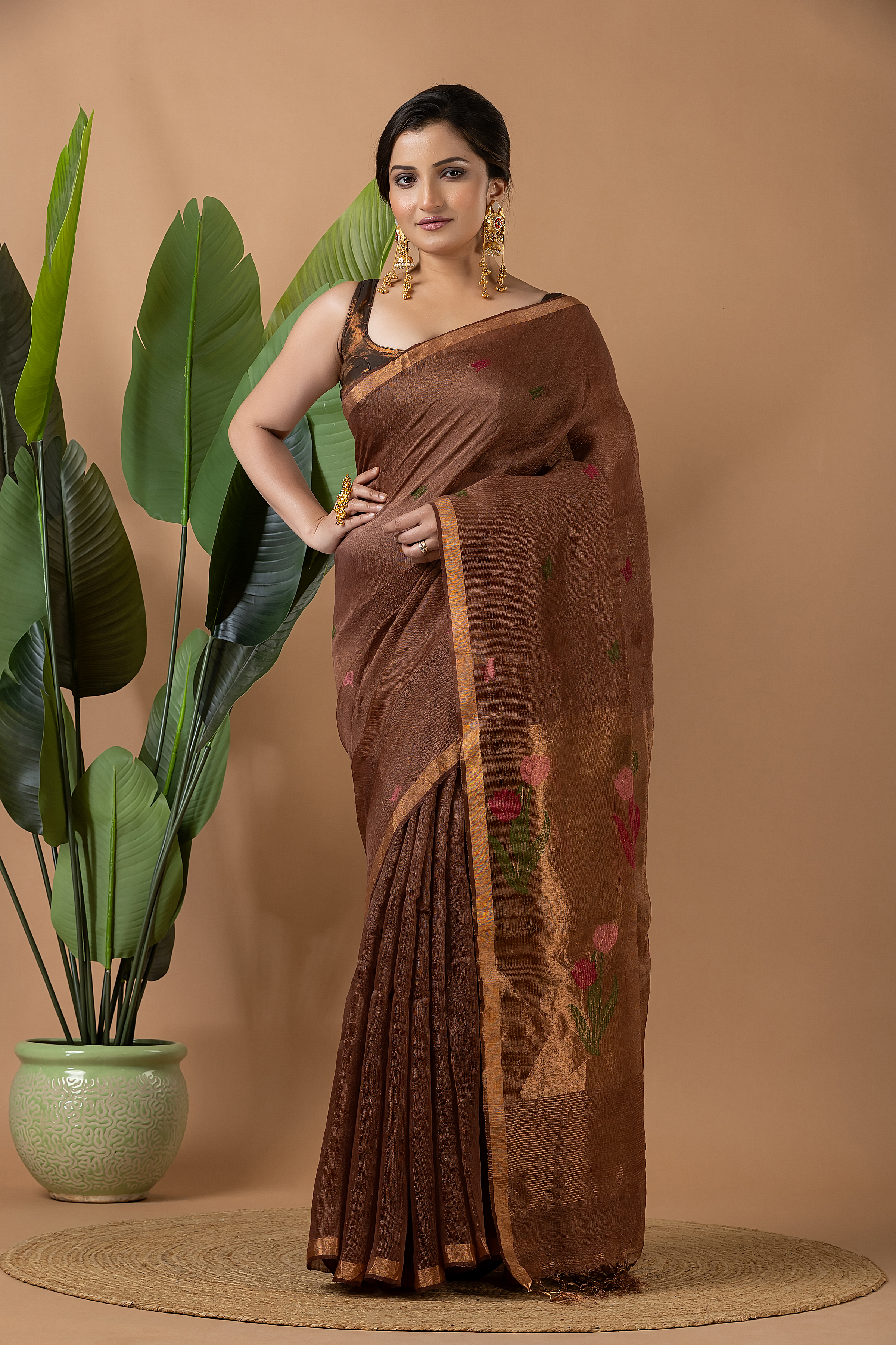 Linen Tissue Jamdani - Image 6