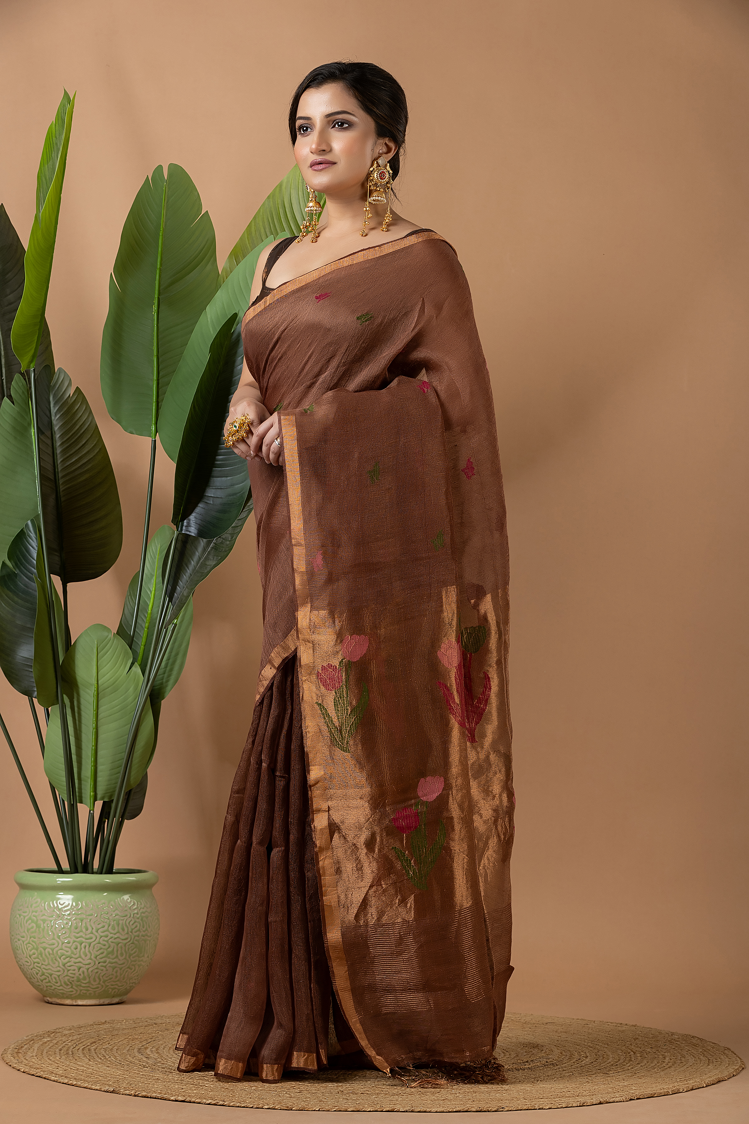 Linen Tissue Jamdani - Image 7
