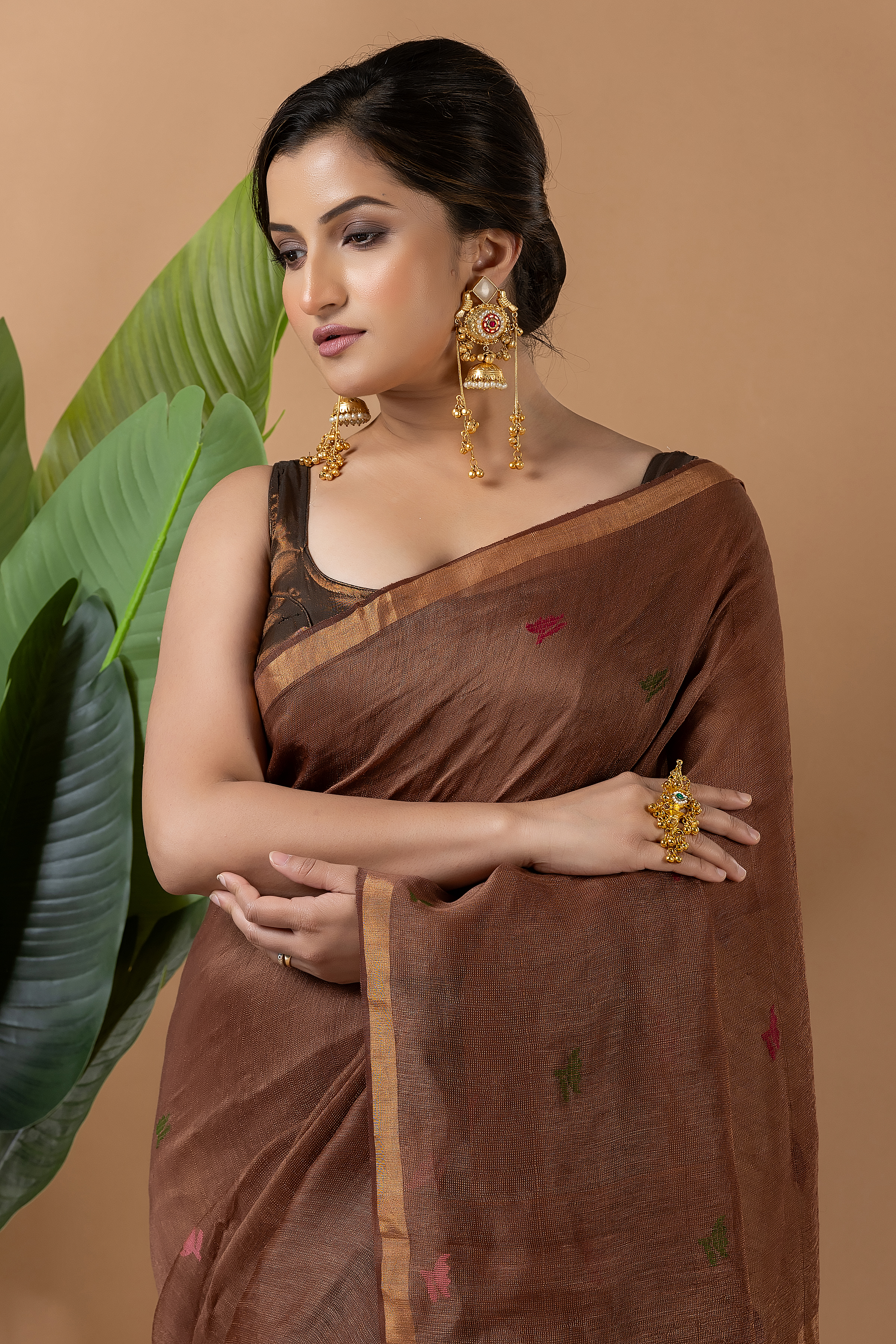 Linen Tissue Jamdani - Image 8