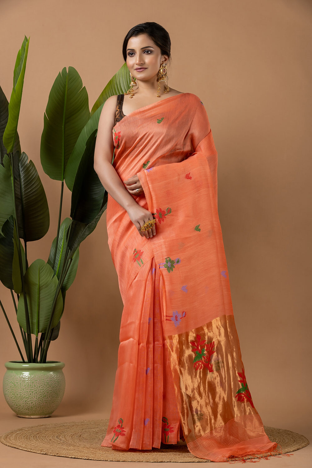 Linen Tissue Jamdani